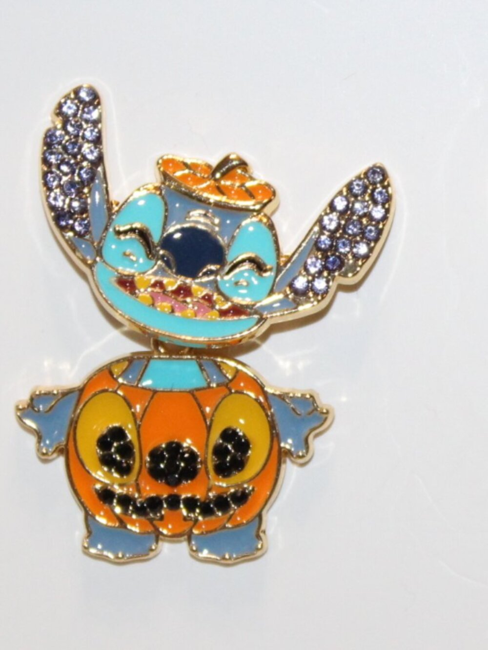 NWT BaubleBar Stitch pumpkin earrings  FUN! - Picture 3 of 7